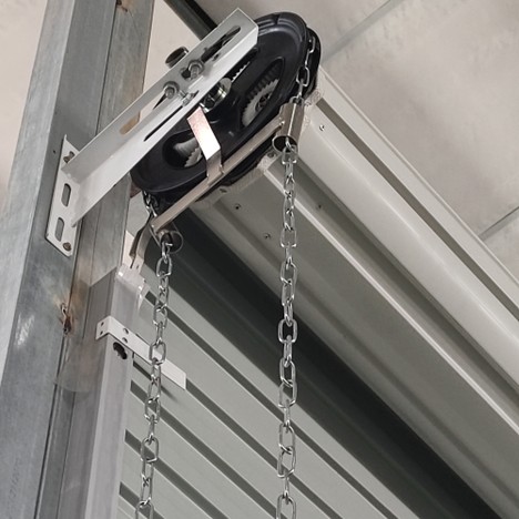 Image of a Chain-Operated Roller Shutter Door