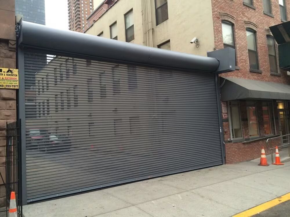 Image of a Perforated Roller Shutter Door